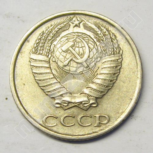Монета: 10 коп. 1983 г. (аверс)