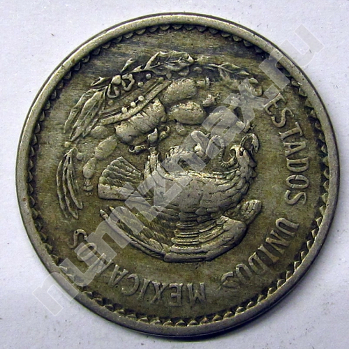 Монета: 10 centavos 1946 г. (аверс)