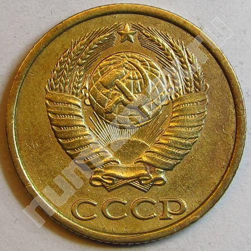 Монета: 2 коп. 1987 г. (аверс)